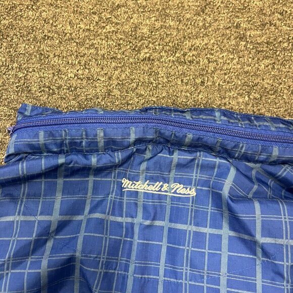 Mitchell & Ness LA Dodgers MLB Blue Plaid Windbreaker Jacket Hood Mens Size 4XL - Picture 6 of 16